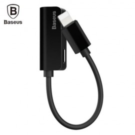 BASEUS L32 8 PIN TO 3.5MM AUDIO ADAPTER FOR IPHONE 7 / 7 PLUS (BLACK)