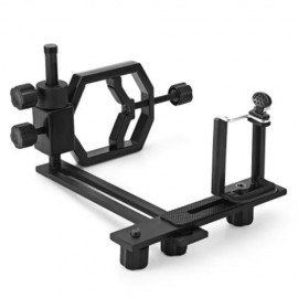 OUTDOOR MONOCULAR TELESCOPE DIGITAL CAMERA PHONE HOLDER (BLACK)