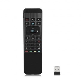 TZ P3 2.4GHZ AIR MOUSE WIRELESS KEYBOARD REMOTE CONTROLLER (BLACK)