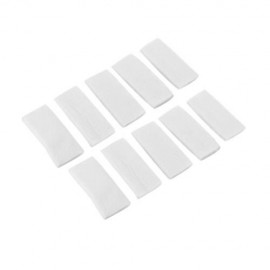 10PCS WINDOW DOUBLE SIDE GLASS WIPER CLEANING PAD (WHITE)