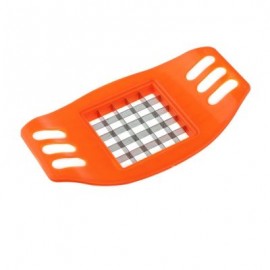 Household Stainless Steel Hand-operated Potato Strip-cutter (ORANGE)