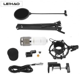 LEIHAO BM - 800 PROFESSIONAL CONDENSER MICROPHONE (WHITE)