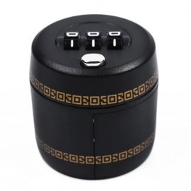 PLASTIC COMBINATION LOCK FOR WINE LIQUOR BOTTLE (BLACK)