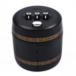 Plastic Combination Lock for Wine Liquor Bottle (BLACK)