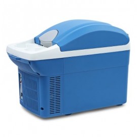 8L Portable Mini Warming and Cooling Vehicle Refrigerator (BLUE)