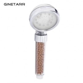 GINETARR LED TEMPERATURE SENSING SHOWER HEAD (SILVER)