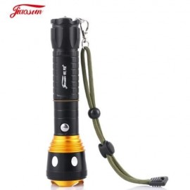 JIAOSUN 3 MODES ZOOMING OUTDOOR TORCH WITH SAFETY HAMMER (BLACK)