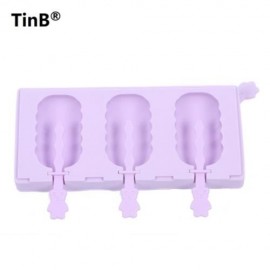TINB DIY SILICONE ICE POP MOLD DESSERT TOOL (PURPLE)