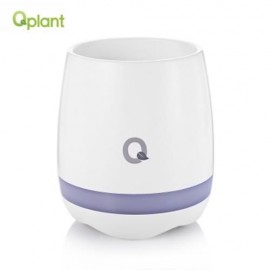 QPLANT SMART TOUCH MUSIC FLOWERPOT RECHARGEABLE WIRELESS (IVORY WHITE)