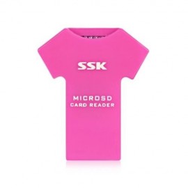 SSK SCRS052 USB 2.0 TO TF CARD READER (RED)