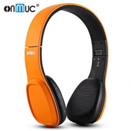 ONMUC L5 FOLDABLE TOUCH CONTROLLED BLUETOOTH HEADSET (ORANGE)