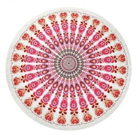 150 X 150CM TASSEL TAPESTRY BOHEMIAN SUMMER BEACH TOWEL (COLORMIX)