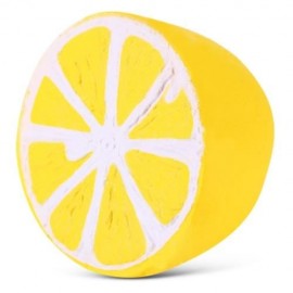 PU SPONGE SLOW RISING SIMULATE LEMON PENDANT SQUEEZE TOY (COLORMIX)