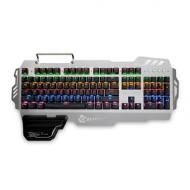 7PIN PK - 900 MECHANICAL KEYBOARD WITH RGB BACKLIGHT (GUN METAL)