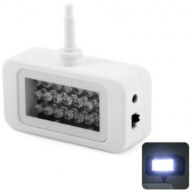 PRACTICAL 3.5MM INTERFACE ANTI-DUST PLUG UNIVERSAL PHONE LED LIGHT (WHITE)