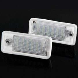 JHIC49 12V NUMER LICENSE PLATE LIGHT / BULB FOR AUDI A3 A4 8E RS4 A6 RS6 - 2PCS