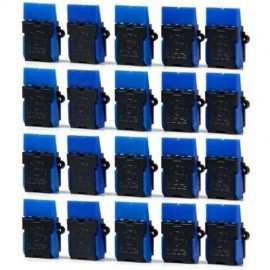 MULTIFUNCTIONAL DIY DC 50V 0.2A 6PIN TELEPHONE SWITCH - 20PCS (BLUE)
