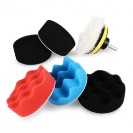 7PCS WAXED AND POLISHED SPONGE SUIT FOR CAR (MULTI)