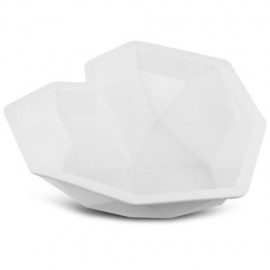 DIY LOVE FORM SILICONE MOUSSE CAKE MOLD (WHITE)