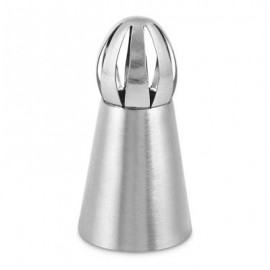 Baking Tool Stainless Steel Cake Piping Mouth (SILVER)