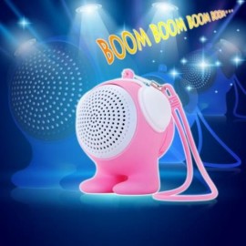 BLUETOOTH 3.0 SPEAKER WITH MIC VOLUME CONTROL HANDSFREE CALL FUNCTION (PINK)