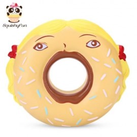 SQUISHYFUN PU SLOW RISING SIMULATE FUNNY DONUT TOY (COLORMIX)