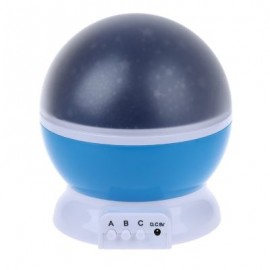 3 Modes LED Rotating Projection Lamp (BLUE)
