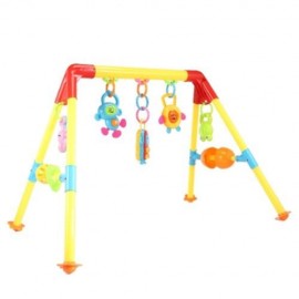 BABY EARLY EDUCATIONAL BED BELL MUSIC FITNESS RACK (COLORFUL)