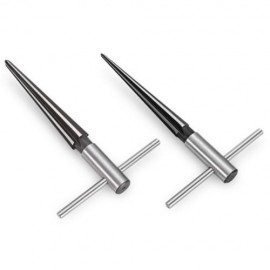 2PCS T-HANDLE TAPERED REAMER BRIDGE PIN PIPE JOINT MILL (COLORMIX)