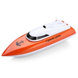 802 REMOTE CONTROL YACHT MODEL SHIP SAILING ELECTRIC TOY (ORANGE)