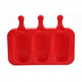 DIY Silicone Ice Cream Mold Dessert Tool (RED)
