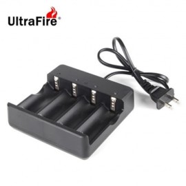 ULTRAFIRE MD-404A 26650 BATTERY 4-CHANNEL CHARGER AC 100 - 240V (BLACK)