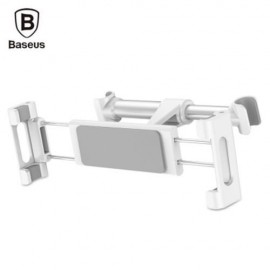 BASEUS ADJUSTABLE HEADREST BRACKET CAR MOUNT BACKSEAT HOLDER (WHITE)