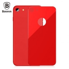 BASEUS 3D TEMPERED GLASS BACK FILM FOR IPHONE 7 0.3MM (RED)