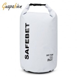 GUAPABIEN OUTDOOR 20L WATERPROOF POUCH DRIFT RAFTING BAG (WHITE)