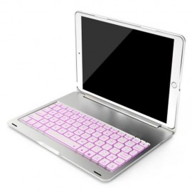 BLUETOOTH 3.0 KEYBOARD CASE BACKLIT FOR IPAD PRO 10.5 INCH 2017 (SILVER)
