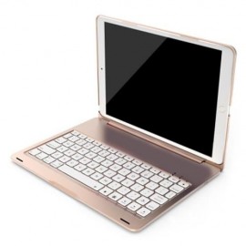 BLUETOOTH 3.0 KEYBOARD CASE BACKLIT FOR IPAD PRO 10.5 INCH 2017 (GOLDEN)