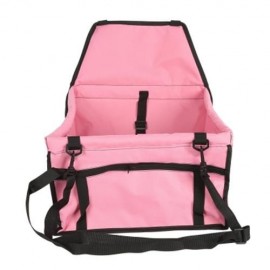 DOUBLE-DECK WATERPROOF PORTABLE PET DOG CAR CARRY BAG (PAPAYA)