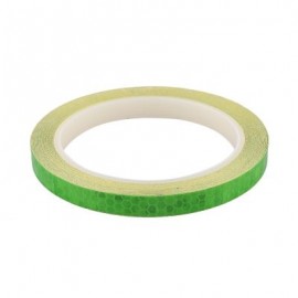 Bicycle Reflective Stickers Security Wheel Rim Decal Tape (GREEN)