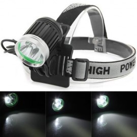 HIGH POWER 3 CREE XM - L T6 LEDS OUTDOOR HEADLIGHT ( 2100LM 4 MODES 18650 BATTERY PACK ) (