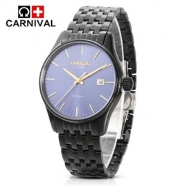 CARNIVAL 8612G AUTO MECHANICAL MEN WATCH (BLUE)