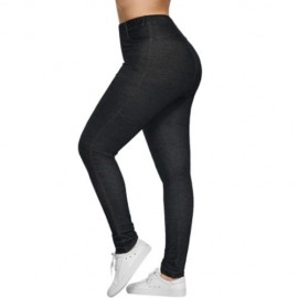 PLUS SIZE STRETCHY POCKETS SKINNY PANTS (BLACK)