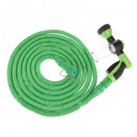 Household Expandable Garden Car Wash Hose Water Pipe (GREEN)