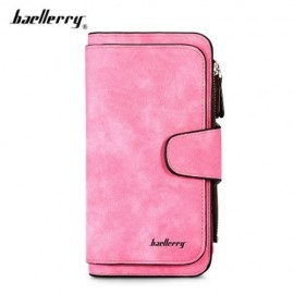 BAELLERRY WOMEN LONG WALLET PU LEATHER CLUTCH CARD HOLDER (TUTTI FRUTTI)