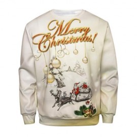 CHRISTMAS GRAPHIC PRINTED PULLOVER SWEATSHIRT (COLORMIX)