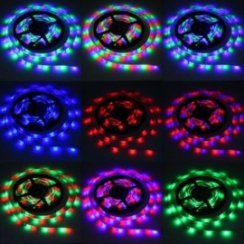 5M 300 SMD 3528 LEDS DIY STRIP LIGHT 24W RF WIRELESS CONTROL RGB RIBBON LAMP KIT (RGB COLO