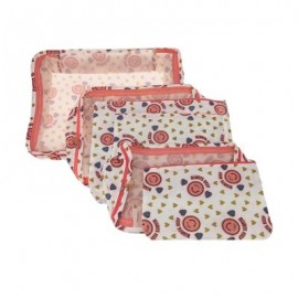 6 in 1 Storage Bags Journey Organizer for Outdoor Traveling (PINK)