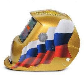 DOUBLE-HEADED EAGLE PATTERN AUTOMATIC VARIABLE LIGHT ELECTRIC WELDING PROTECTIVE MASK (GOL