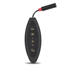 CJX601 MULTICOLOR PORTABLE IPX8 WATERPROOF MP3 PLAYER (BLACK)