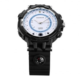 FOXWEAR FOX8 SMARTWATCH 16GB RAM NIGHT VISION COMPASS FLASHLIGHT WIFI VIDEO  (BLUE WHITE)